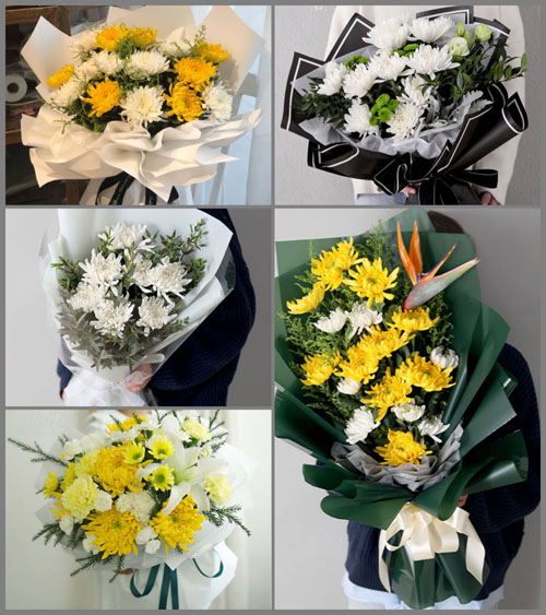 贵州黔西南州安龙县龙山镇柿花坪村白事花束代送